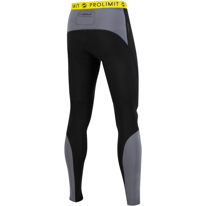 2023 Prolimit Mnner Airmax 2mm Neoprenanzug SUP Trousers 14480 - Black / Dark Grey / Yellow